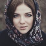woman, headscarf, girl